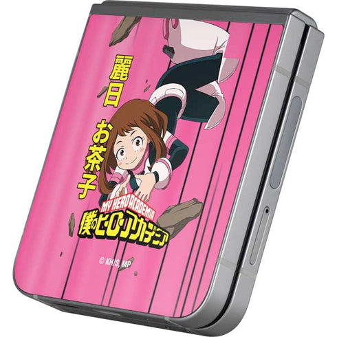 My Hero Academia Ochaco Uraraka Season 4 Galaxy Z Flip6 Skin